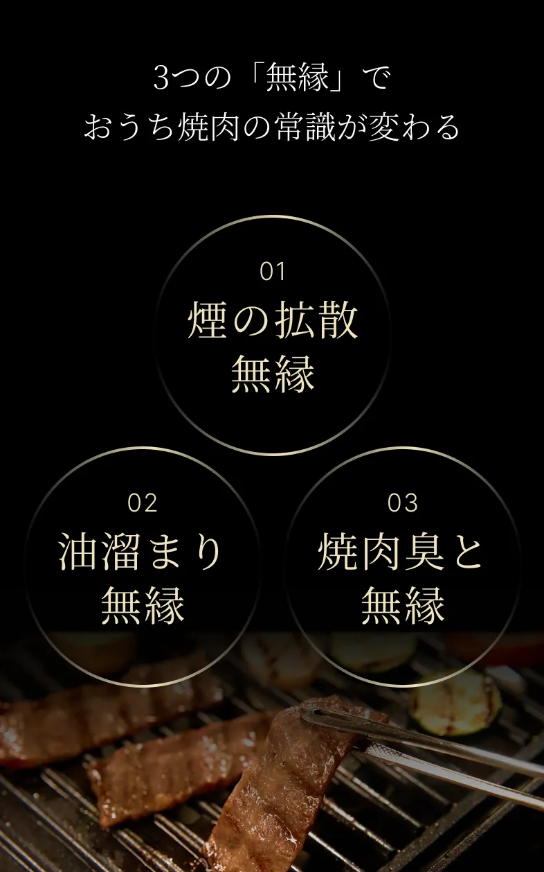 3つの「無縁」でおうち焼肉の常識が変わる